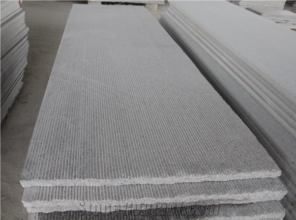Macheng White Medium Flowers Polished Flamed Sawn Cut Granite Half Slabs China Hot Sales