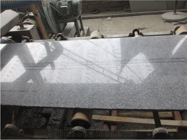 Macheng White Medium Flowers Polished Flamed Sawn Cut Granite Half Slabs China Hot Sales