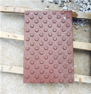 Red Porphyry Granite for Paving Road Flamed Hot Sale