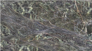 Best Quality Rain Forest Green Marble Slab/Dark Green Marble Slabs&Tiles/Big Slabs&Gangsaw Slabs&Strips(Small Slabs)&Customized/Polished Marble/Interior Decoration/Floor & Wall Covering Marble/Nature