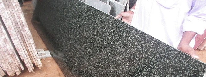 Latest Block Hassan Green Granite Polished Floor Covering Tiles, Walling Tiles and Slab