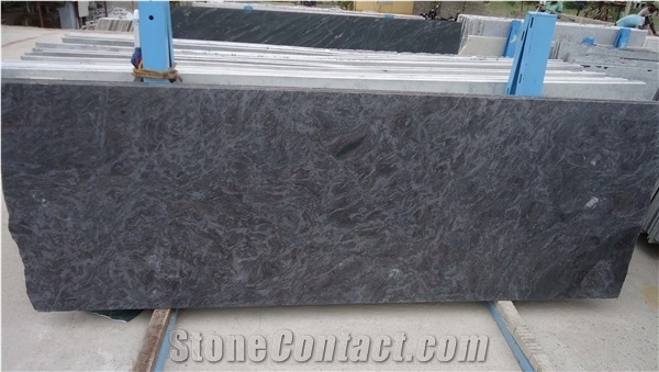 Latest Vizag Blue Granite Slabs & Tiles, India Blue Granite Polished Flooring Tiles, Customise Cutting Wall Tiles