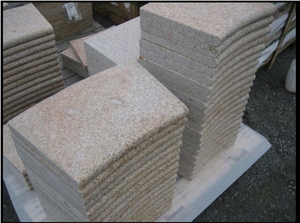 Padang Yellow Curved Pool Coping , Pool Deck Pavers