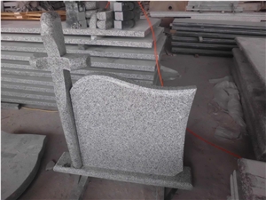 G603 Light Grey Granite Tombstone, Light Grey Granite Monument,G603 Tombstone,Western Style Monuments,Upright Monuments