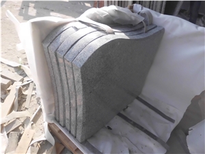 G603 Light Grey Granite Tombstone, Light Grey Granite Monument,G603 Tombstone,Western Style Monuments,Upright Monuments