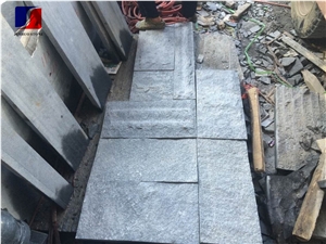 G654 Mushroom,Natural Split, Hand Cut G654,Sesame Black,Padang Grey,Dark Gray Cut to Size Wall Cladding Granite, Pavement, Garden Landscaping Decorative Stone