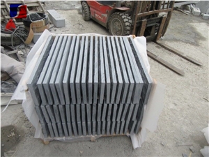 G654 Mushroom,Natural Split, Hand Cut G654,Sesame Black,Padang Grey,Dark Gray Cut to Size Wall Cladding Granite, Pavement, Garden Landscaping Decorative Stone