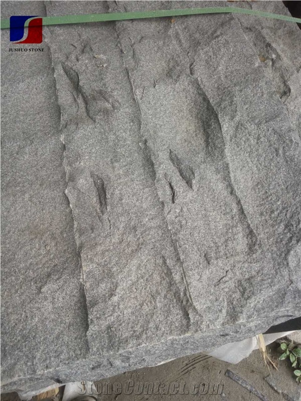 G654 Mushroom,Natural Split, Hand Cut G654,Sesame Black,Padang Grey,Dark Gray Cut to Size Wall Cladding Granite, Pavement, Garden Landscaping Decorative Stone