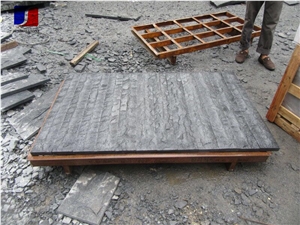 G654 Mushroom,Natural Split, Hand Cut G654,Sesame Black,Padang Grey,Dark Gray Cut to Size Wall Cladding Granite, Pavement, Garden Landscaping Decorative Stone