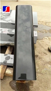 Hainan Black Basalt Kerbstone with Honeycomb,Black Andesitem in Machine Cut, Black Lava Stone,Sawn Cut Stone,Hainan Bluestone,Curbstone,Bevel Edge Curbs,Building Stone