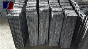 Split Face Stone,Black Slate,Wall Cladding Slate, China Black Cheap Slate Wall & Floor Covering Slate, Natural Building Stone Wall Decoration