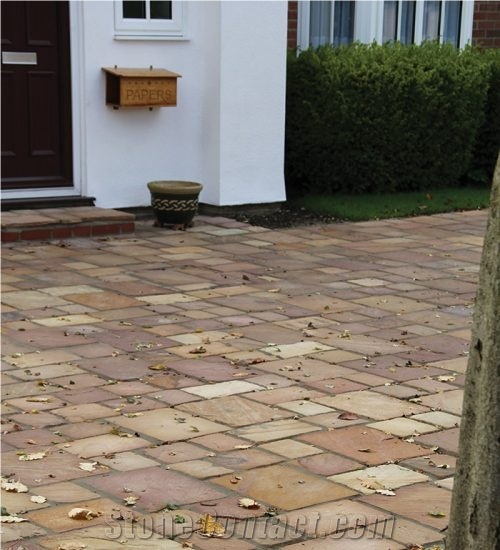 Sandstone Pavers, Exterior Pattern