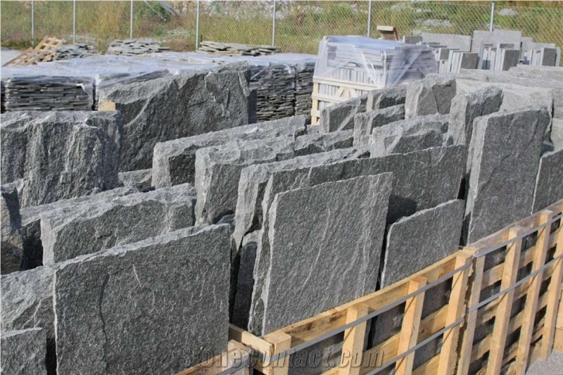 Hand Cut Kavalas Slate Paving Tiles