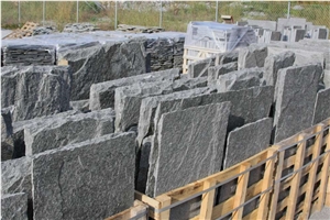 Hand Cut Kavalas Slate Paving Tiles