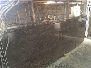 Mahkam Dark Brown, Mahkam Brown Marble Block