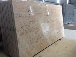 Ivory Brown Granite Slabs, India Beige Granite