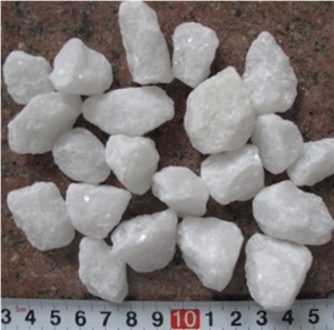 Crystal White Tumbled Pebble