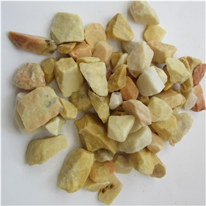 Yellow Tumbled Pebble Stone