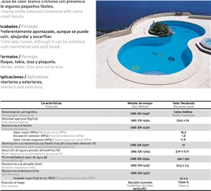 Caliza Marbella Pool Coping Caliza Marbella Pool Coping
