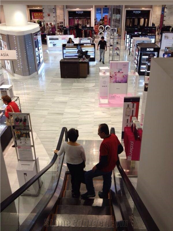 Blanco Macael Veta Flooring Project