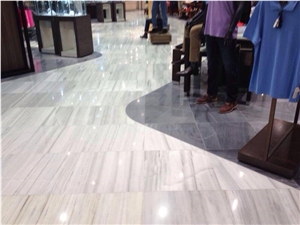 Blanco Macael Veta Flooring Project