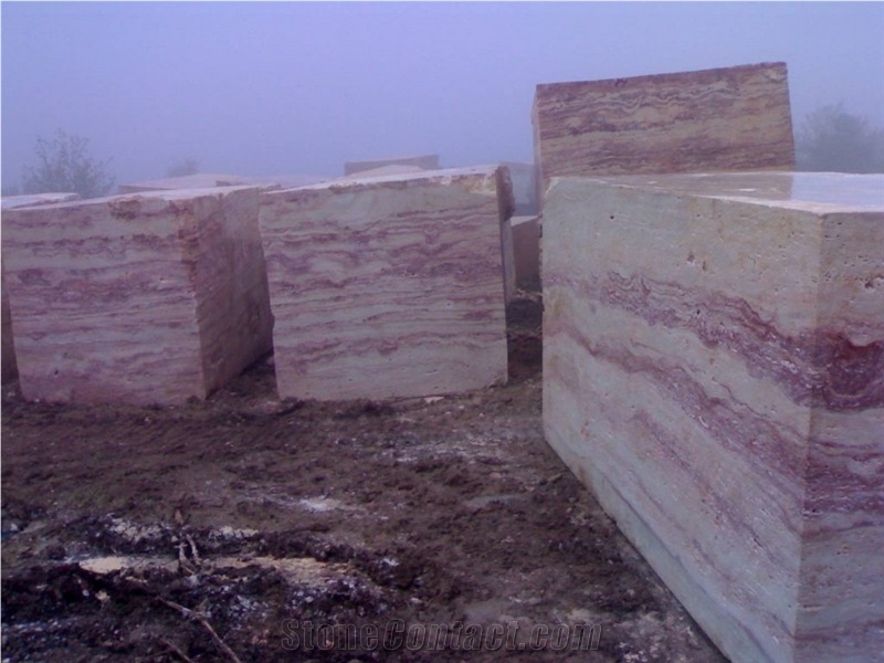 Bahar Gala Gold and Gala Red Travertine