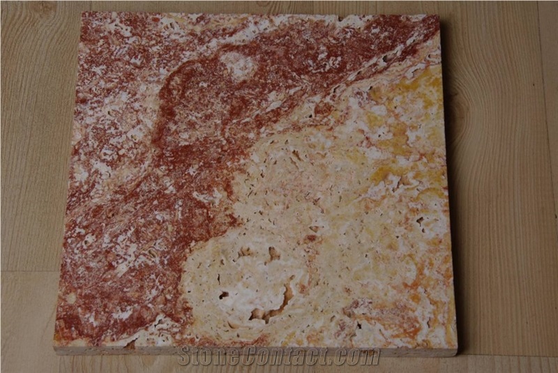Bahar Gala Gold and Gala Red Travertine