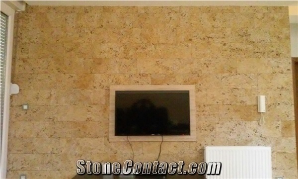 Decorative Natural Rock Slabs & Tiles, Sahara Sand Travertine Tiles