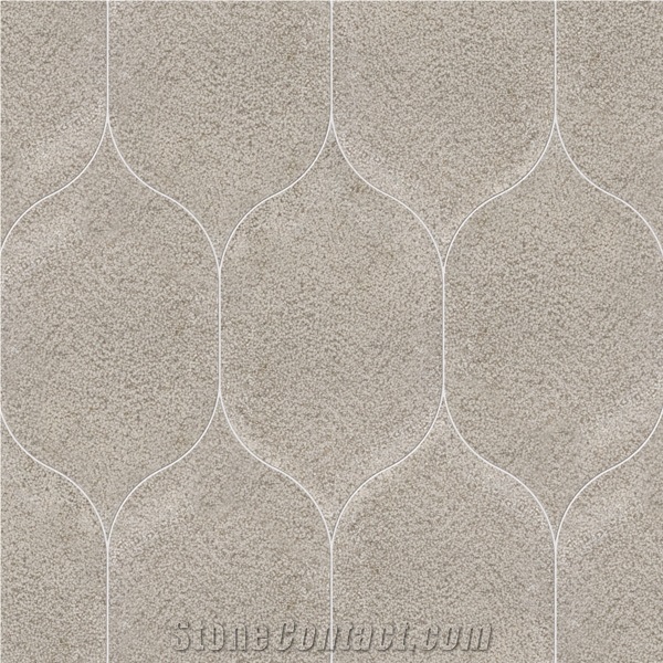Dimensions Waterjet Mosaic for Floors and Walls, Milas New York White Marble Mosaic