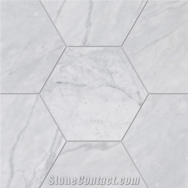 Dimensions Waterjet Mosaic for Floors and Walls, Milas New York White Marble Mosaic