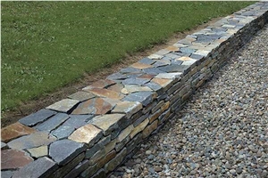 Cs Saratoga Granite Thin Wall Stone- Garden Retaining Wall