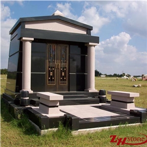 Cheap Price Cross Engraving Georgia Grey/ G603/ White Sesame Granite Tombstone Design/ Western Style Monuments/ Monument Design/ Family Monuments/ Cross Tombstones