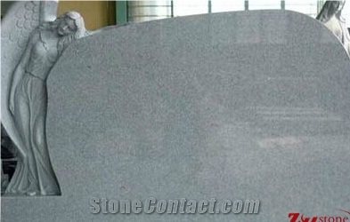 Cheap Price Hand Craft Weeping Angel Sesame White/ Light Gray/ G603 Granite Upright Monuments/ Headstones/ Angel Monuments/ Engraved Tombstones/ Gravestone