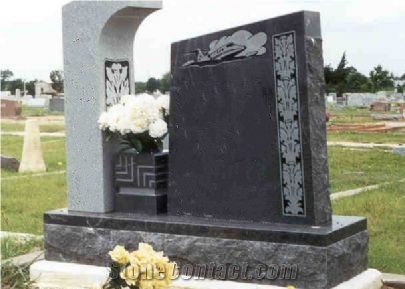 Good Qaulity Unique Design Dark Gray/ G654/ G603 Granite Tombstone Design/ Western Style Monuments/ Upright Monuments/ Monument Design/ Single Monuments