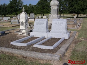 Good Quality Polished Asian Style Indian Red/ Imperial Red Granite Tombstone Design/ Western Style Monuments/ Upright Monuments/ Headstones/ Monument Design