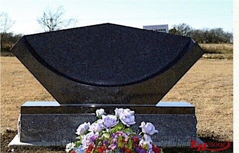 Good Quality Polished Bench Style Indian Red/ Imperial Red Granite Tombstone Design/ Western Style Monuments/ Upright Monuments/ Headstones/ Monument Design