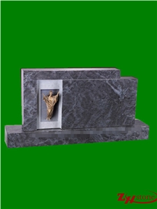 Good Quality Round Corners Straight Design Indian Red/ Imperial Red Granite Western Style Monuments/ Upright Monuments/ Headstones/ Gravestone/ Custom Monuments
