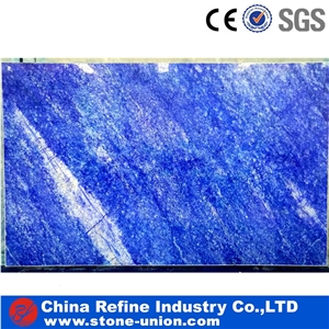 Blue Jade Semiprecious Stone Flooring Tiles , Gemstone Flooring , Paving Stone in Hot Market