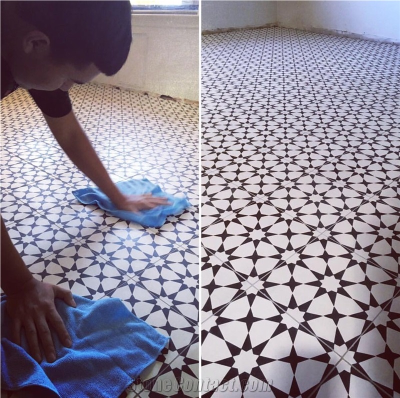 Beautiful Encaustic Cement Tile