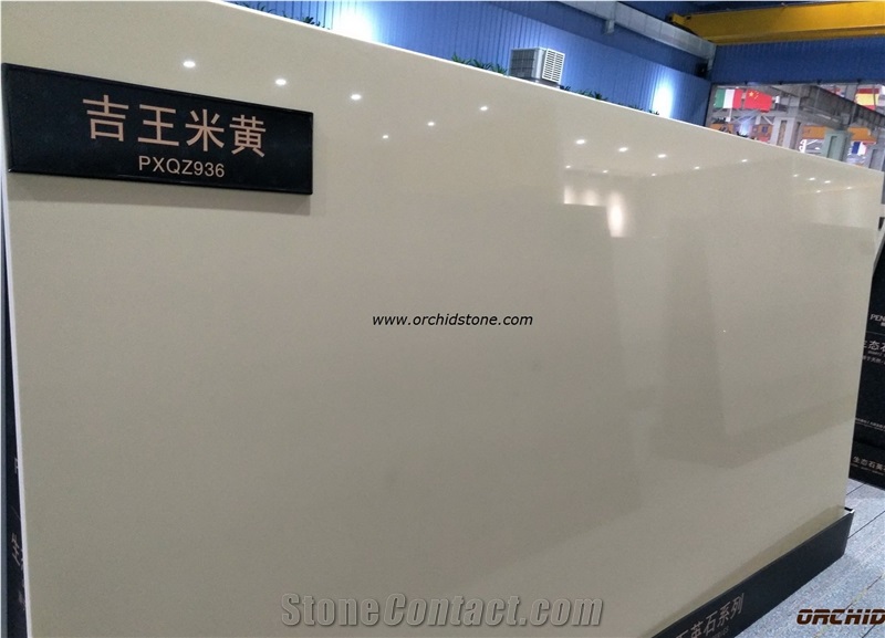 Beige Quartz Stone Slabs & Tiles,Beige Quartz Solid Suface,Beige Quartz Engineered Stone for Kitchen Tops,Work Tops,Island Top,Bar Tops
