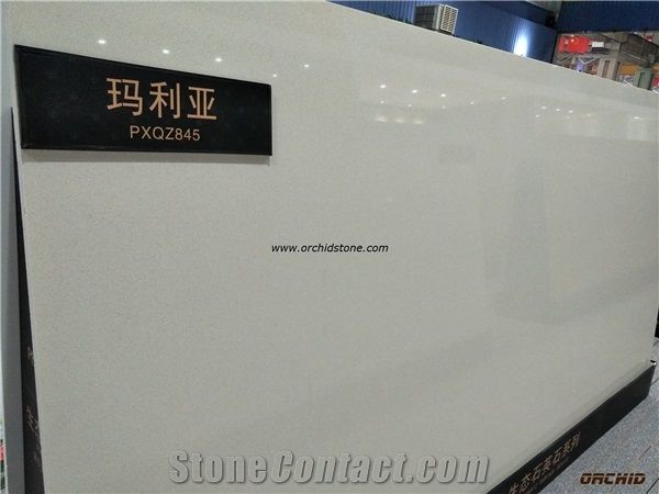 Crystal White Quartz Stone Slabs & Tiles,Crystal White Solid Surface Sheet Wall Cladding Tiles,Crystal White Engineered Stone for Vanity Tops,Bathroom Tops,Kitchen Countertops,Worktops,Island Tops,Bar