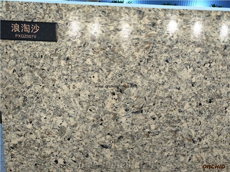 Juparana Quartz Stone Artificial Stone Slabs & Tiles,Juparana Solid Surface Wall Cladding Tiles,Juparana Engineered Stone