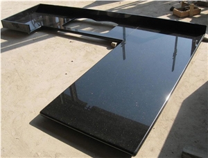 Black Galaxy Granite Bench Top, Kitchen Countertop