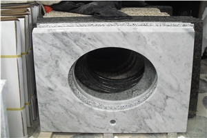 Carrara White Bath Tops, Vanity Top