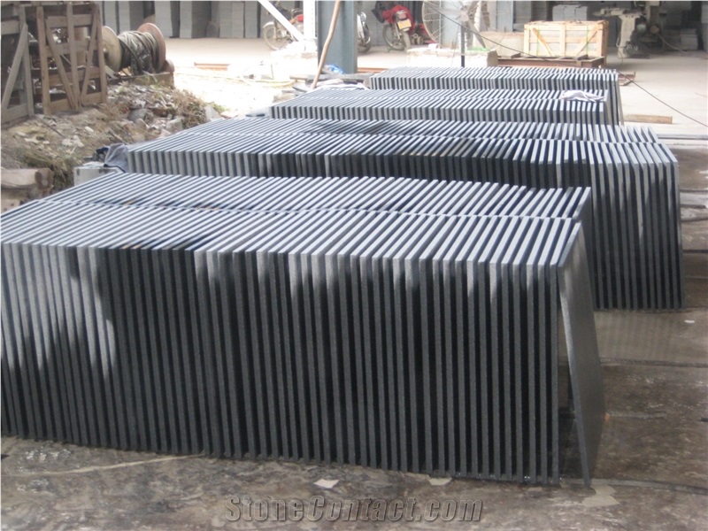 G654 Granite Polished Dark Grey Tile.
