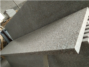 G681 Flamed and Brushed Granite Pink Tile