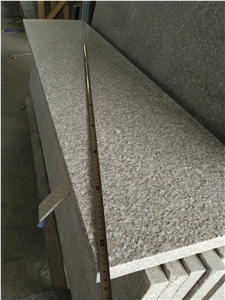 G681 Flamed and Brushed Granite Pink Tile