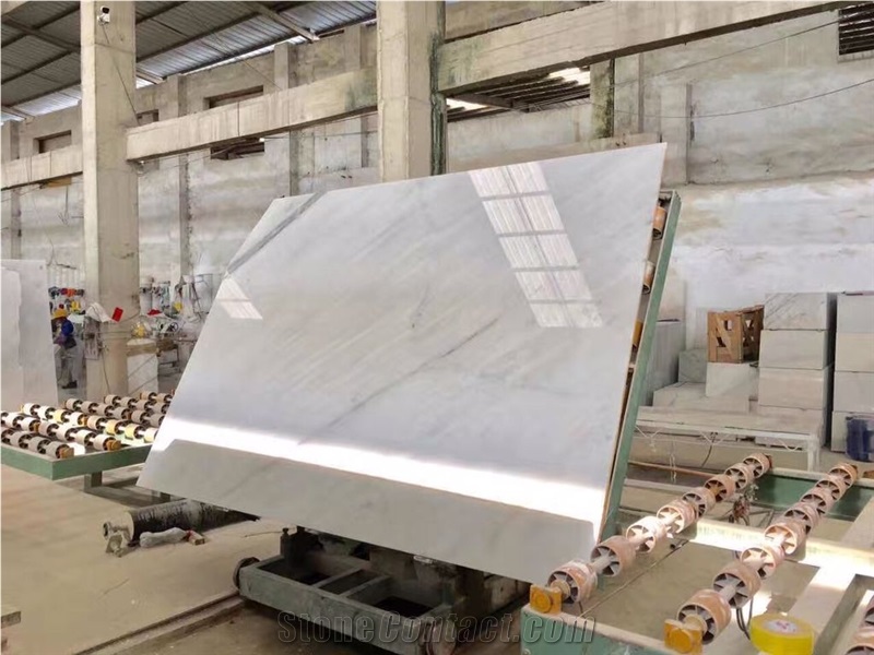 Guangxi White Marble Polished Slabs
