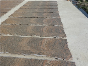 Indian Multicolor Red Granite Slabs