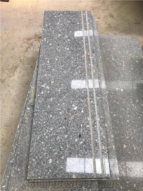 Star Grey Granite Step with Anti-Slip Groove